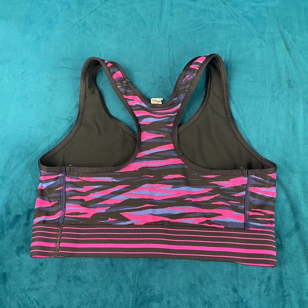 Under Armour Mid Impact Printed Sports Bra - Picture 3 of 7